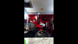 Hot Black Maid Does Some Webcam Black and Ebony