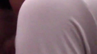 MILF with Sunglasses Sucks Cock and Swallows Cum