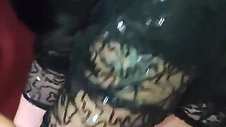 Stepmother Saw How Her Stepson Was Watching Her and Gave It in the Ass in the Bathroom, Cum in Her Mouth