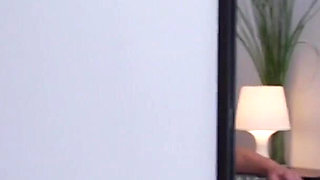 Horny Old Grandma Lana C. Gets Her Unshaved Pussy Pounded by Young Man