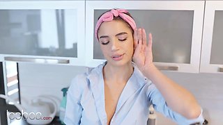 Client punished her maid for a mistake by spanking and fucking her