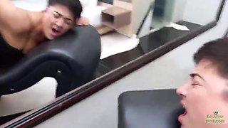 Ed Jr and Thais Daeva on the motel