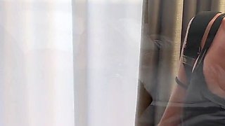 Accidental Homemade Porn in Hotel - Stepsister Fucking in the Morning While Husband Is Having Breakfast - Cum Inside Me!!