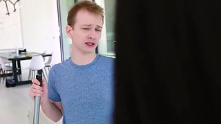 Hot MILF Stepmoms Tia Cyrus & Nina Elle Fuck Teen Stepsons in Wild Foursome