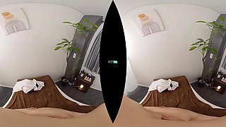 Horny chubby asian MILF VR mind-blowing adult clip