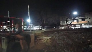 Public Sex on the Street Outdoors Caught Fucking by Police Bus Voyeurs and Trains