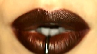 Hot blonde Aline takes a BBC in her office