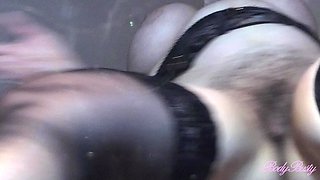Black Stockings for Stepmom on the Table
