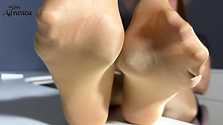 You Will Be My Nylon Feet Slave!