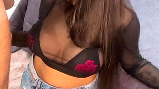 Cute Brunette Sucked Everything Really Tasty!