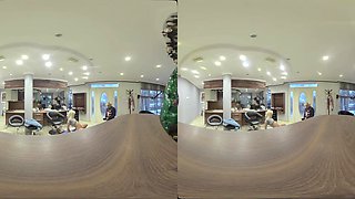 Chloe Temple Christmas Vr Part Two - Boyfriend Catches Perfect Body Blonde Cheating