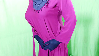 Indian beautiful hijabi muslim couple thirsty for fuck
