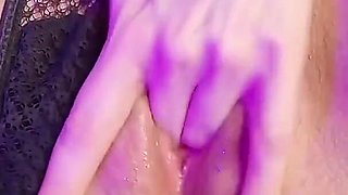 My Pussy Will Swollen and Explode When I Rub My Sensitive Clitoris with Vacuum Vibrator and Deep Fuck My Pussy with My Fingers