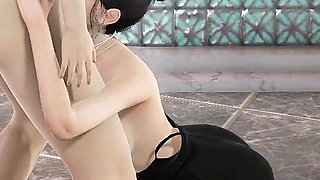 Yayoi In Black Dress Make The Best Blowjob Ever In 2025 With Massive Cumshot 3D Porn POV Animation
