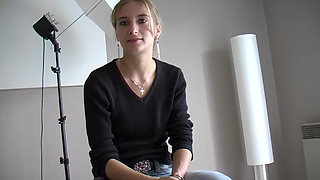 Shy 19 Year Girl Does Her First Nude Casting
