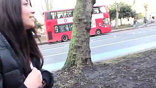 Brunette Babe And Gia Whitechapel - Pissing Outdoors 11 Min