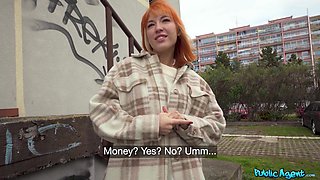 Redhead Russian babe POV video