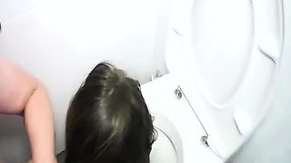 Teen slut fisting and toilet humiliation