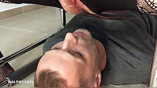 Cuckold Cleanup Creampie and Drinking Piss