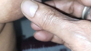 Fingering Her Hot Hairy Mature Pussy