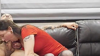 My Cuckold Hubby Sucks My Bull's Dick When I'm Too Tired