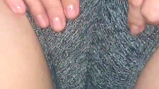 She Tests Her New Shorts with Her Pussy Showing, Camel Toe
