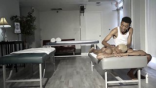 Hunk BBC Orgy At A Massage Parlour