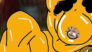 Redneck's Wife. Cartoon. Animation