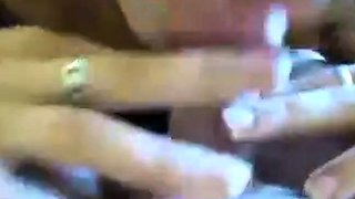Big-Ass Ebony Teacher Amateur Blowjob Threesome
