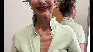 Blow Job in a Department Store Fitting Room