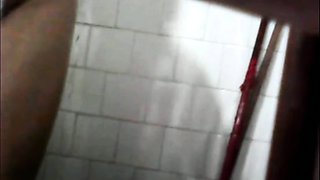 cunt and ass Colombian stepmom spied in shower