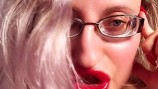 Perfect Lips Red Lip Gloss Lipstick Fetish Findom Goaldigger Lips Addiction