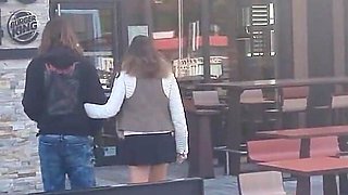 Fast Food Exhib for Lety Howl and Blowjob