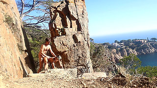 Hot Couple Outdoor Sex in the Middle of a Path, Amateur