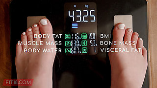 Fit18 - Bella Nova - 43kg - Casting Skinny Black Hair Beauty With Tiny Tits - 60FPS