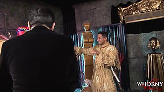 WHORNY FLMS Wild Costume play Fuckfest In The Museum - Tarra White