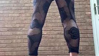 Sexy Crossdresser Kellycd2022 in black sexy body stocking and heels