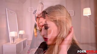 G-Spot Glam: Solo College Babe's Sexy Squirt