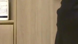 I Come Back From the Beach Very Excited and I Masturbate in Front of the Hotel Owner, Great Cumshot in My Pussy
