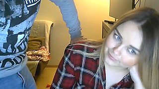 Cam girl sister gets caught by brother and gets a surprise