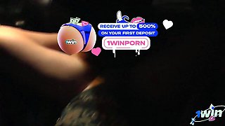 Hard tough fucky-fucky with a warm nymph in a car, spunk