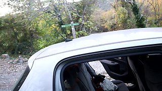 ma femme se masturbe dans la voiture