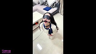 Japanese teen blowjob with creamy mustache
