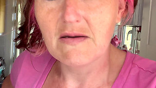 Pissing Outdoors Followed by Chatting with My Tits Out