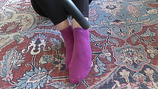 First, the Socks Are Vacuumed, Then Scrubbed, and Then Covered in Cum, POV, JOI, Lady Victoria Valente