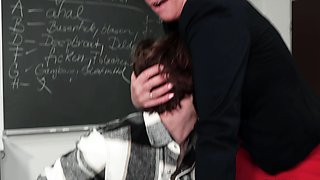 DaCada dominates her student in detention