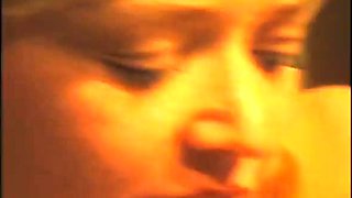 Wet and messy amateur blowjob and handjob