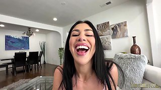 Big-Breasted daughter seduces her step father