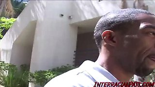 Milf Lea bored at the pool, gets a BBC in her pussy!: Blowjob, Hardcore  Brunette Porn