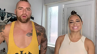 Hot Fitness Trainer Threesome with Big Tits and Big Ass - CataliaValentineXXX